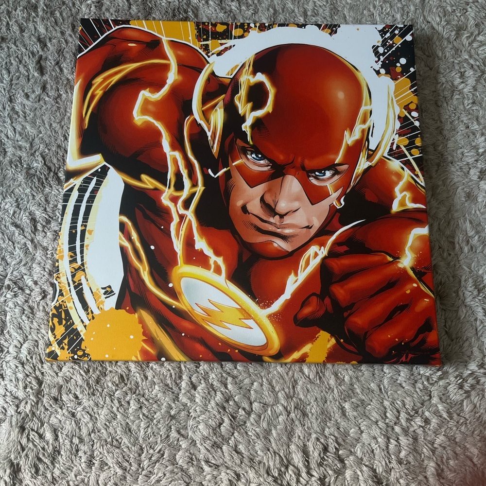 Flash Comic Art Canvas